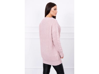 Dámský pletený svetr Stormy pudrově růžový