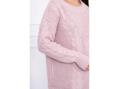 Dámský pletený svetr Stormy pudrově růžový