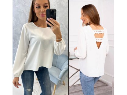 Elegantní halenka Abaigael ecru