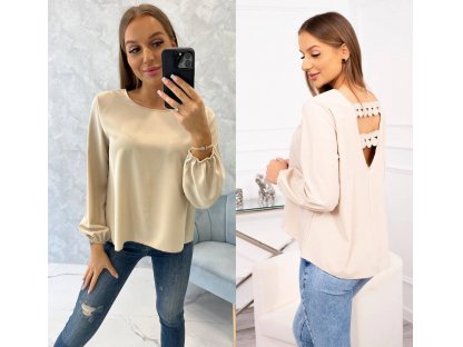 Elegantní halenka Abaigael světle béžová