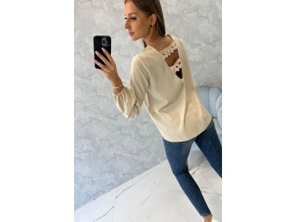 Elegantní halenka Abaigael světle béžová