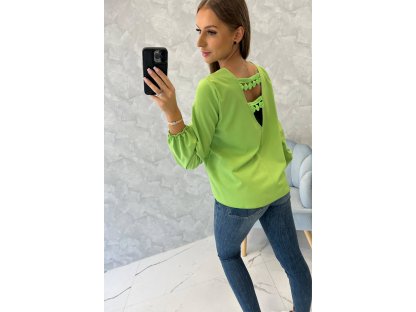 Elegantní halenka Abaigael světle zelená