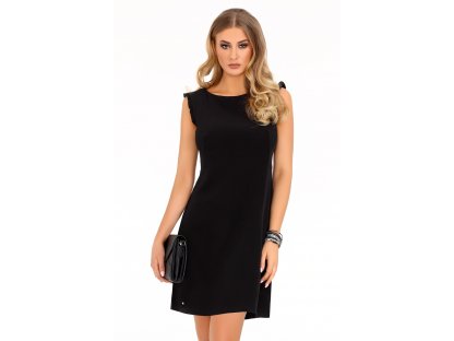 Elegantní mini šaty Jarona černé
