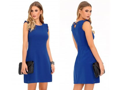 Elegantní mini šaty Jarona modré