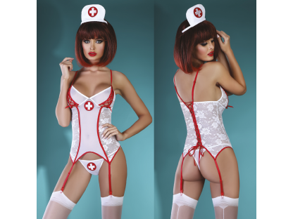 Erotický kostýmek zdravotní sestřička Livia Corsetti