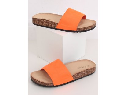 Korkové pantofle Isadora oranžové