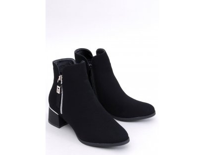 Kotníkové boty na zip Alfreda černé