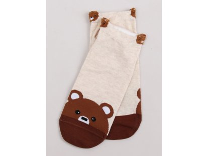 Kotníkové ponožky s medvídkem Arline
