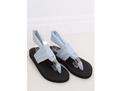 Látkové sandály japonky Debs modré