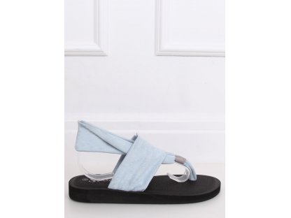 Látkové sandály japonky Debs modré