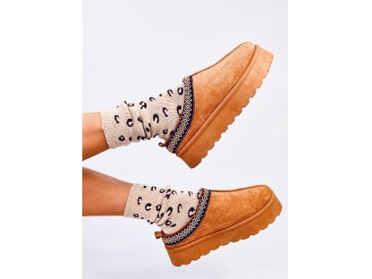 Leopardí ponožky AglaCa sada 3 ks