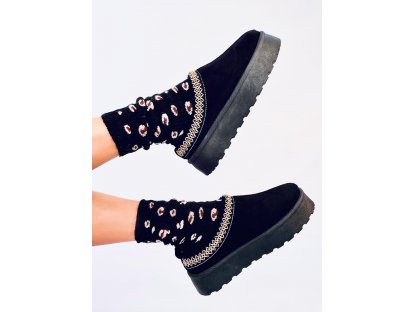 Leopardí ponožky Mandi sada 3 ks