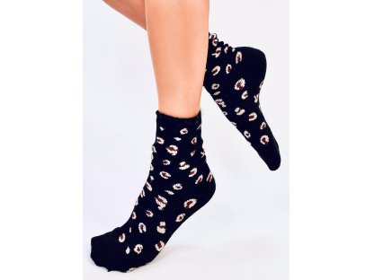Leopardí ponožky Mandi sada 3 ks