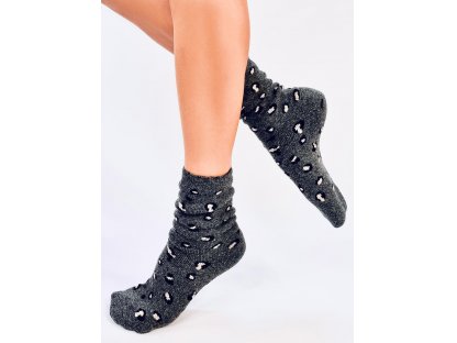Leopardí ponožky Salena sada 3 ks