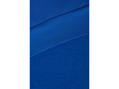 Mikinové šaty s rozparky Kit královsky modré/černé
