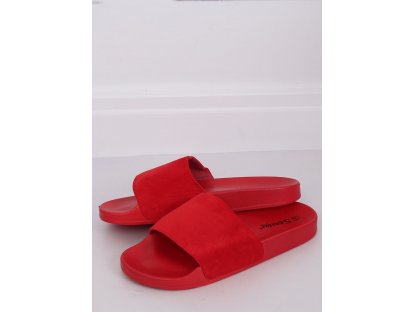 Módní pantofle Annabel červené