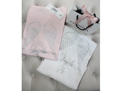 Noční košilka s křídly Angel bílá
