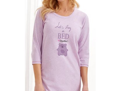 Noční košilka s medvídkem Kimmy fialová
