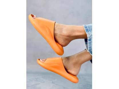 Pantofle Dervla oranžové