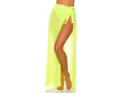Plážová sukně Shawna neonově žlutá
