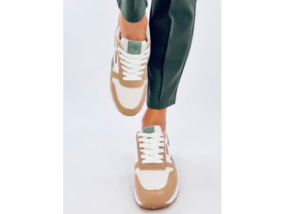 Pohodlné sportovní boty Lorayne béžové/zelené