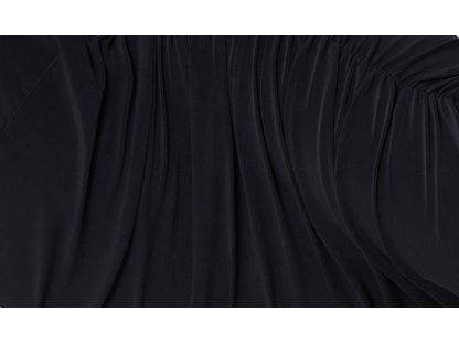 Přiléhavé mini šaty s nařasením Kilie černé