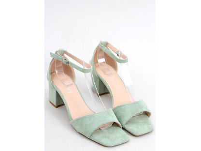 Sandály na podpatku Caryl zelené