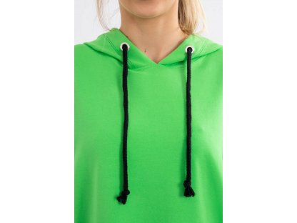 Šaty s kapucí Cassidy neonově zelené