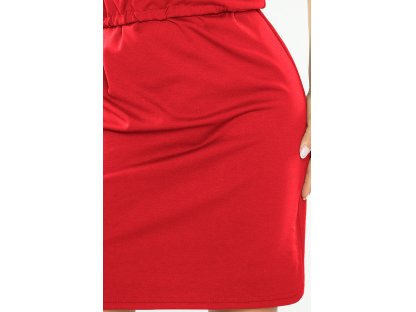 Šaty s límcem Abigail červené