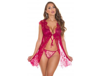 Sexy negližé s tangy Sorrel bordó