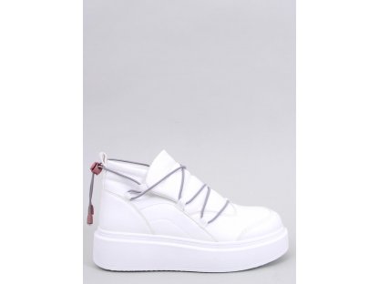 Sneakers na vysoké podrážce Perdita bílé