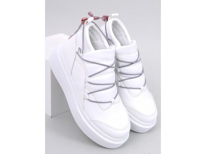 Sneakers na vysoké podrážce Perdita bílé