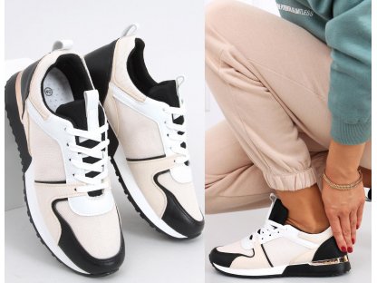 Sportovní boty Tiara černé/béžové