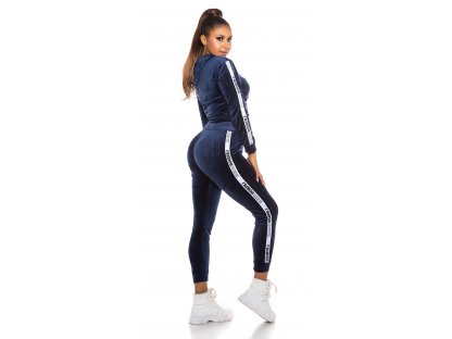 Sportovní fashion set mikina + tepláky Charis námořnický