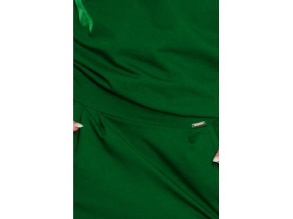 Sportovní šaty s kapsami Delphina zelené