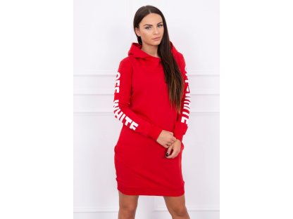 Sportovní šaty s kapucí Anna červené