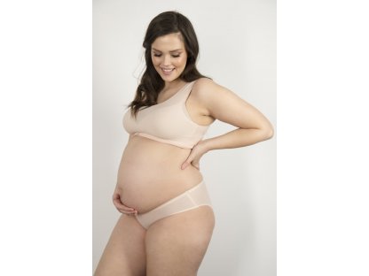Těhotenské flexibilní bezešvé kalhotky Ireland tělové