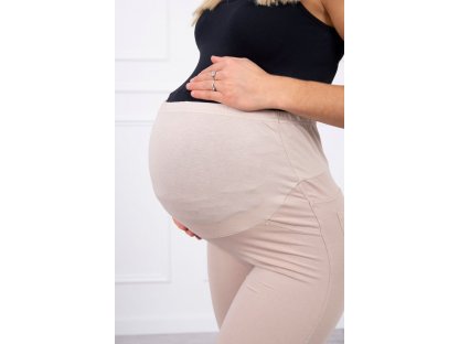 Těhotenské kalhoty Arden béžové