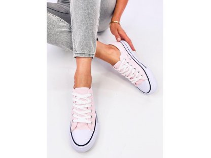 Tenisky s vysokou podrážkou Cleo růžové