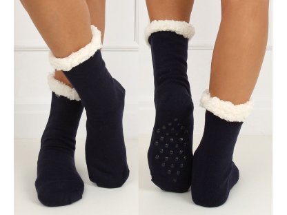 Teplé ponožky s beránkem Pearlie námořnické