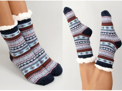 Teplé vánoční ponožky s beránkem Carey