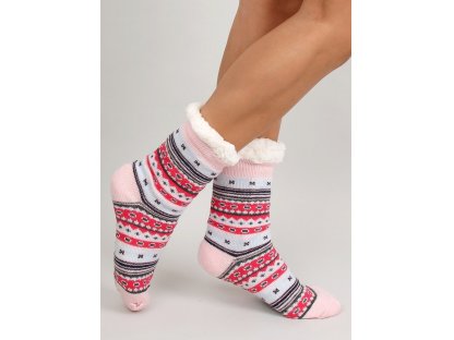 Teplé vánoční ponožky s beránkem Phyliss