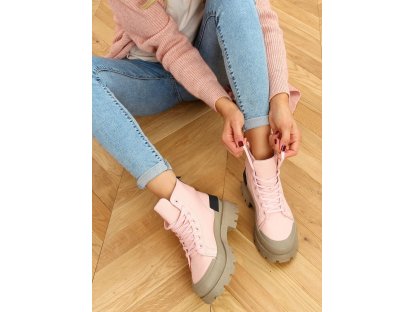 Trekingové boty Marylou růžové