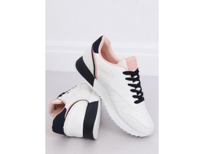 Trendy sportovní boty Lou bílé/růžové