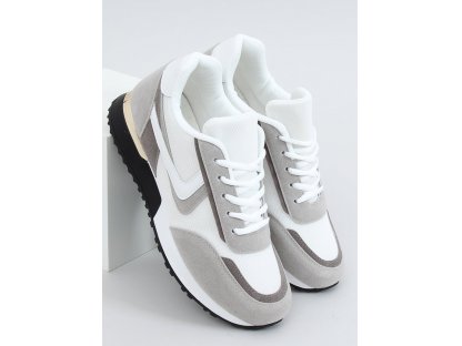 Trendy sportovní boty Olive bílé/šedé