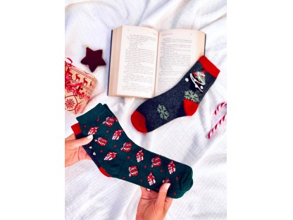 Vánoční ponožky Aletha sada 2 ks