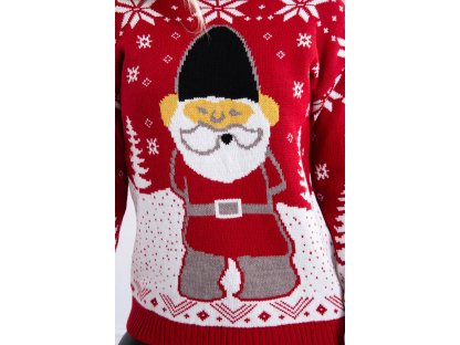 Vánoční svetr Santa Claus Cailyn červený