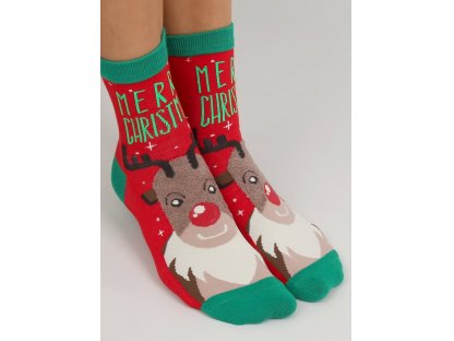 Vánoční vysoké ponožky Evangeline