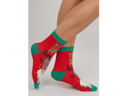 Vánoční vysoké ponožky Evangeline