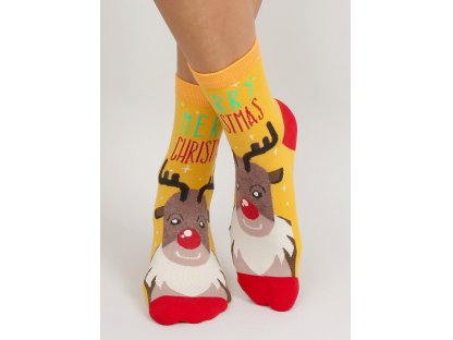 Vánoční vysoké ponožky Lynet